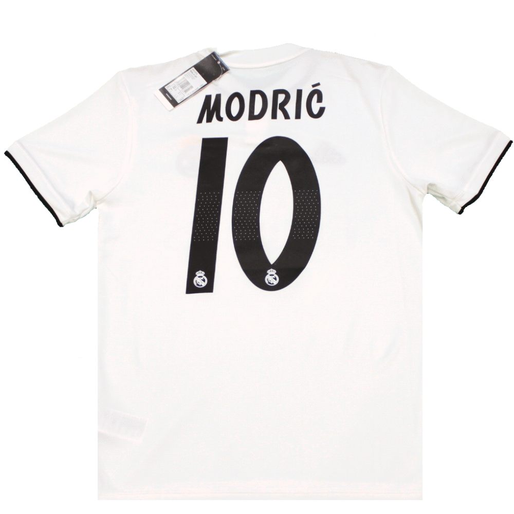 Real Madrid 2018 - 2019 Home Shirt *Luka Modric 10 (BNWT) S - Popular trends empire