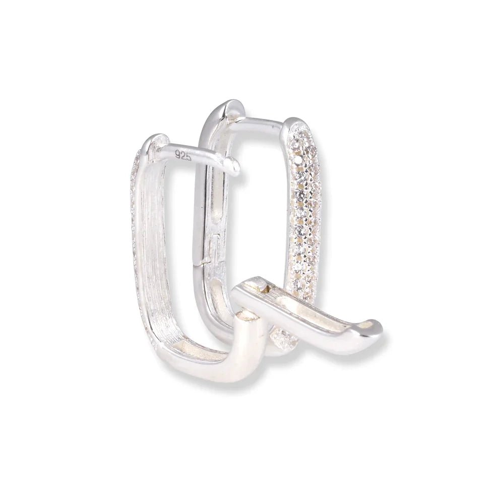 Rectangle Hoop Earrings - Popular trends empire