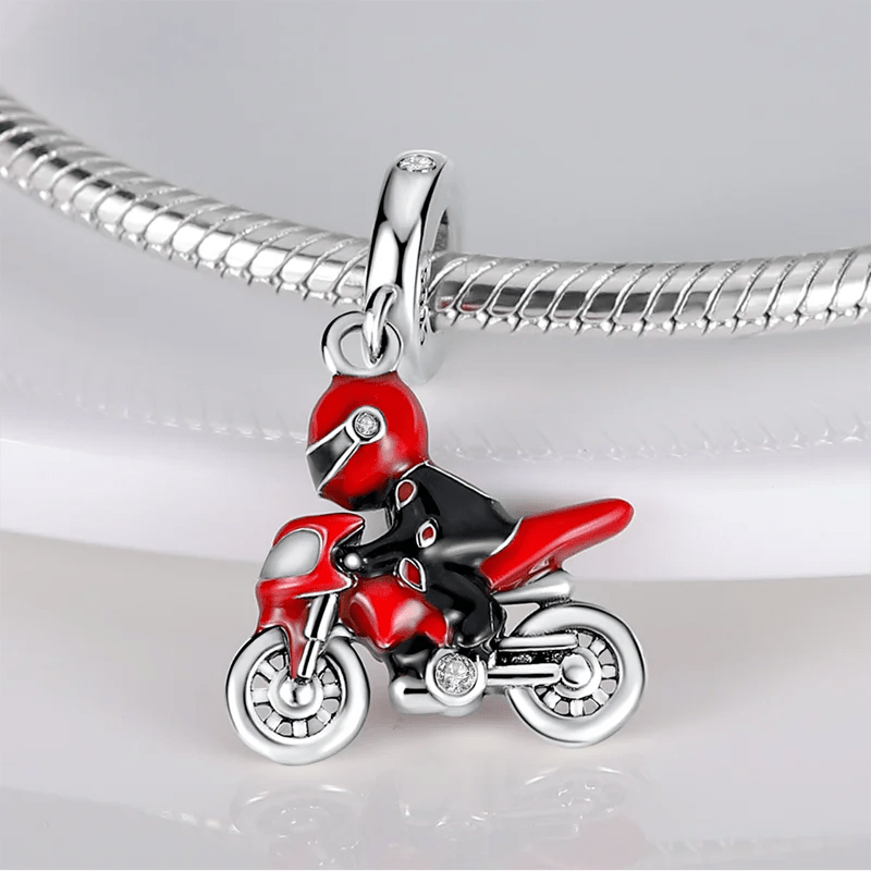 Red Motorbike Charm - Popular trends empire