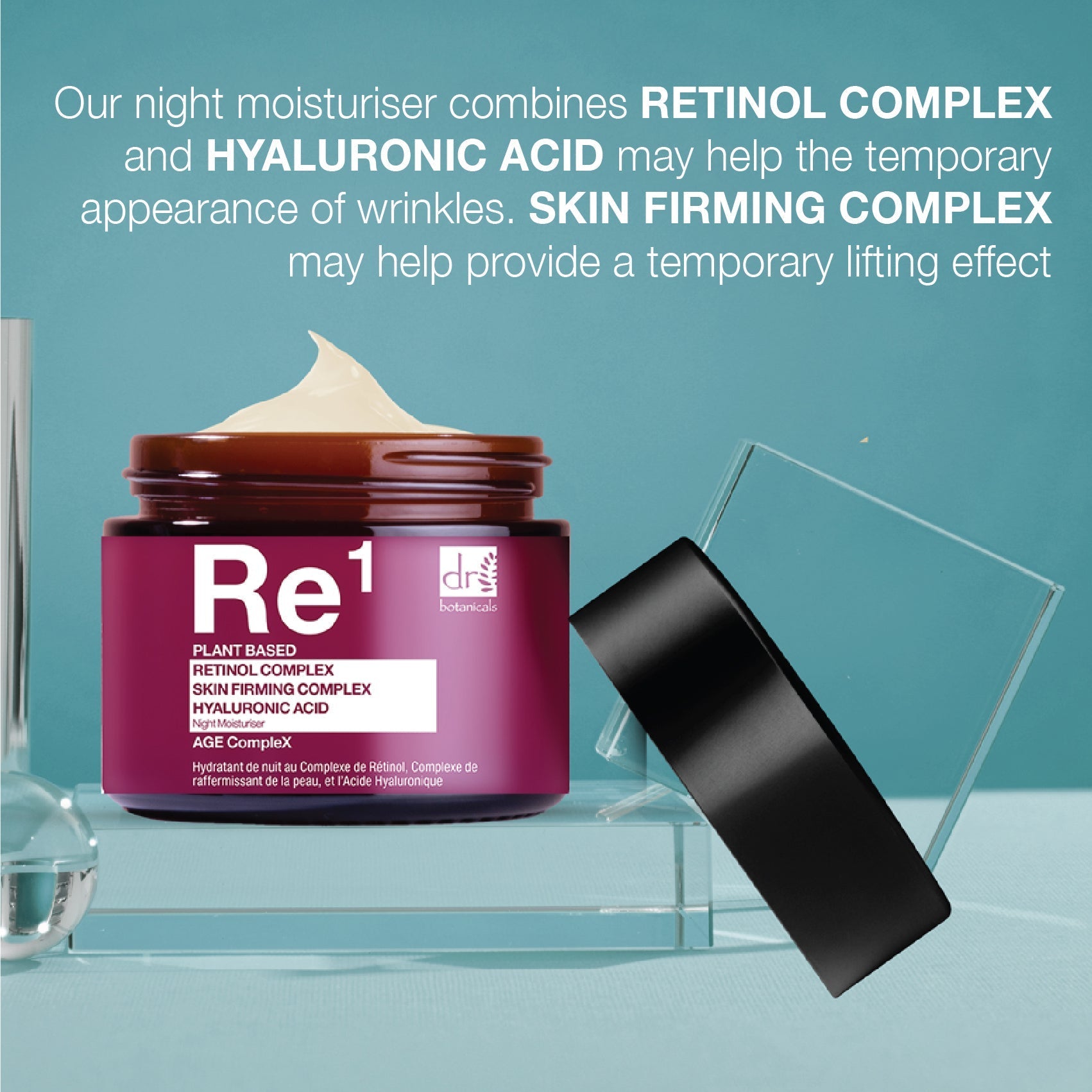 Retinol Complex 1%, Skin Firming Complex 1% & Hyaluronic Acid 1% Night Moisturiser 60ml - Popular trends empire