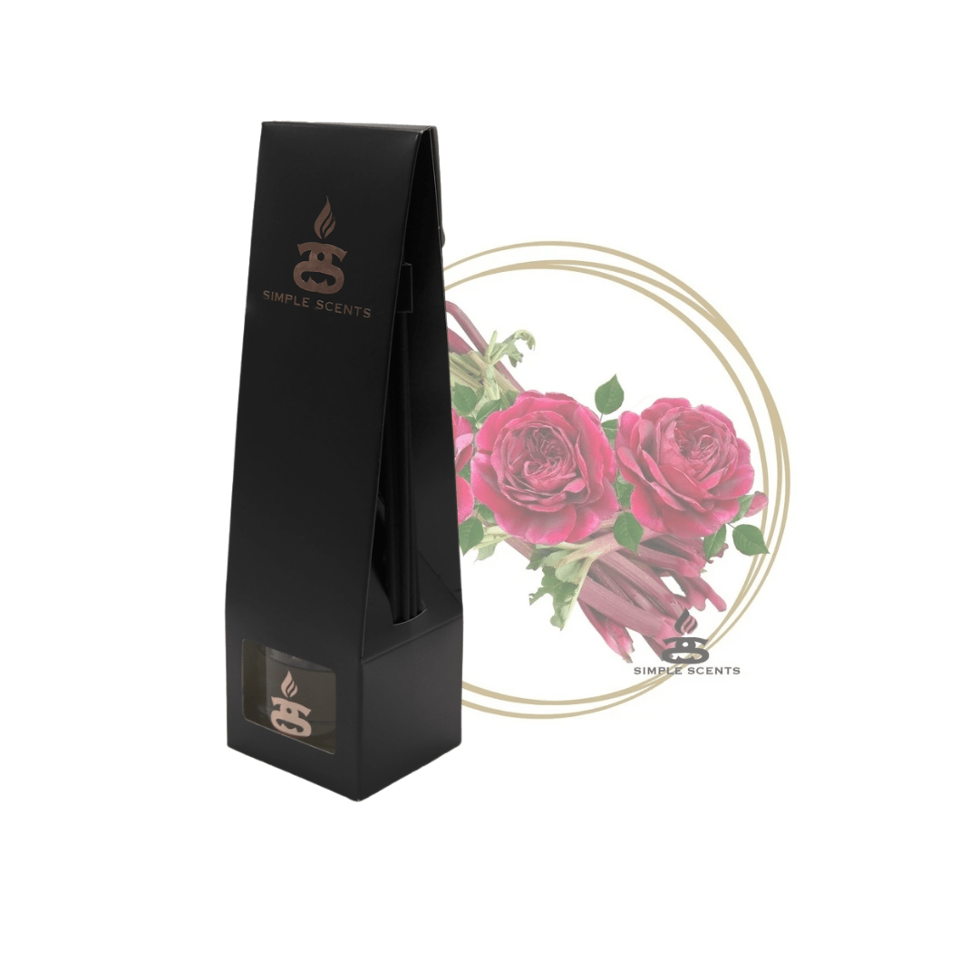 Rhubarb & Rose - Simple Scents Excellence Reed Diffuser - Popular trends empire