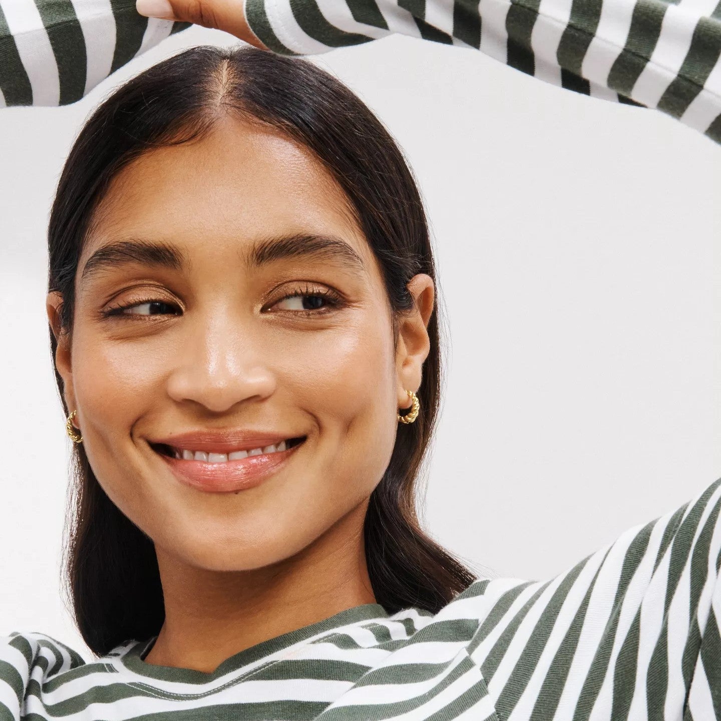 Ribbed Hoop Earrings - Popular trends empire