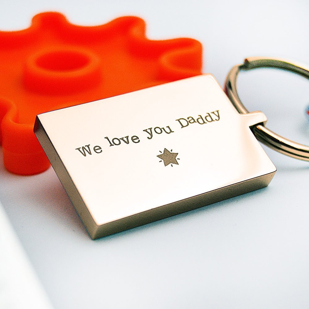 Rose Gold Keyring – Personalised Engraved Calendar Keychain | Unique Gift Idea - Popular trends empire