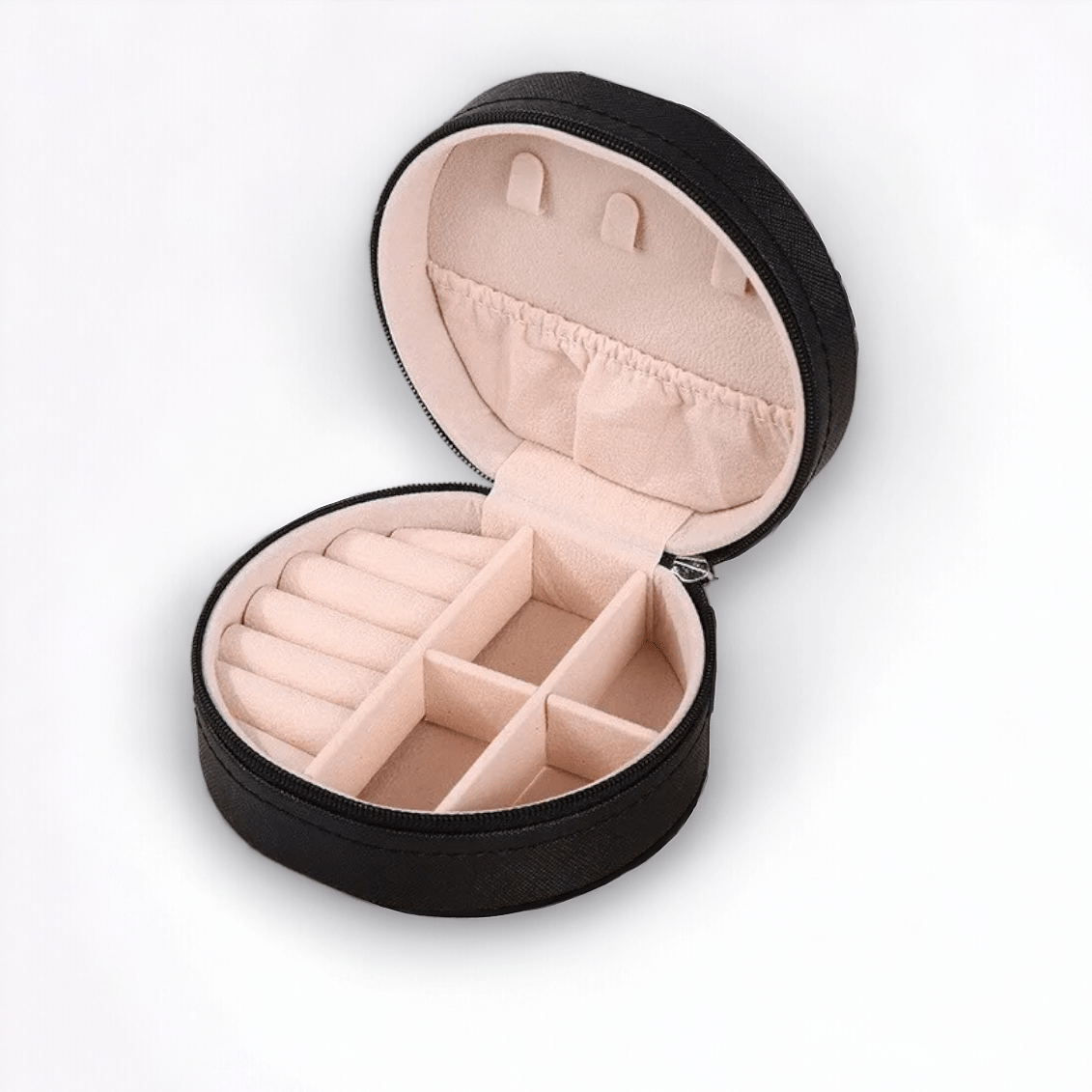 Round Jewellery Travel Box - Popular trends empire