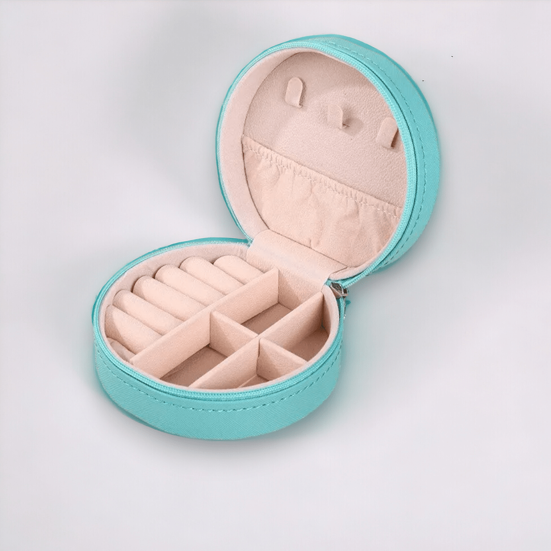 Round Jewellery Travel Box - Popular trends empire