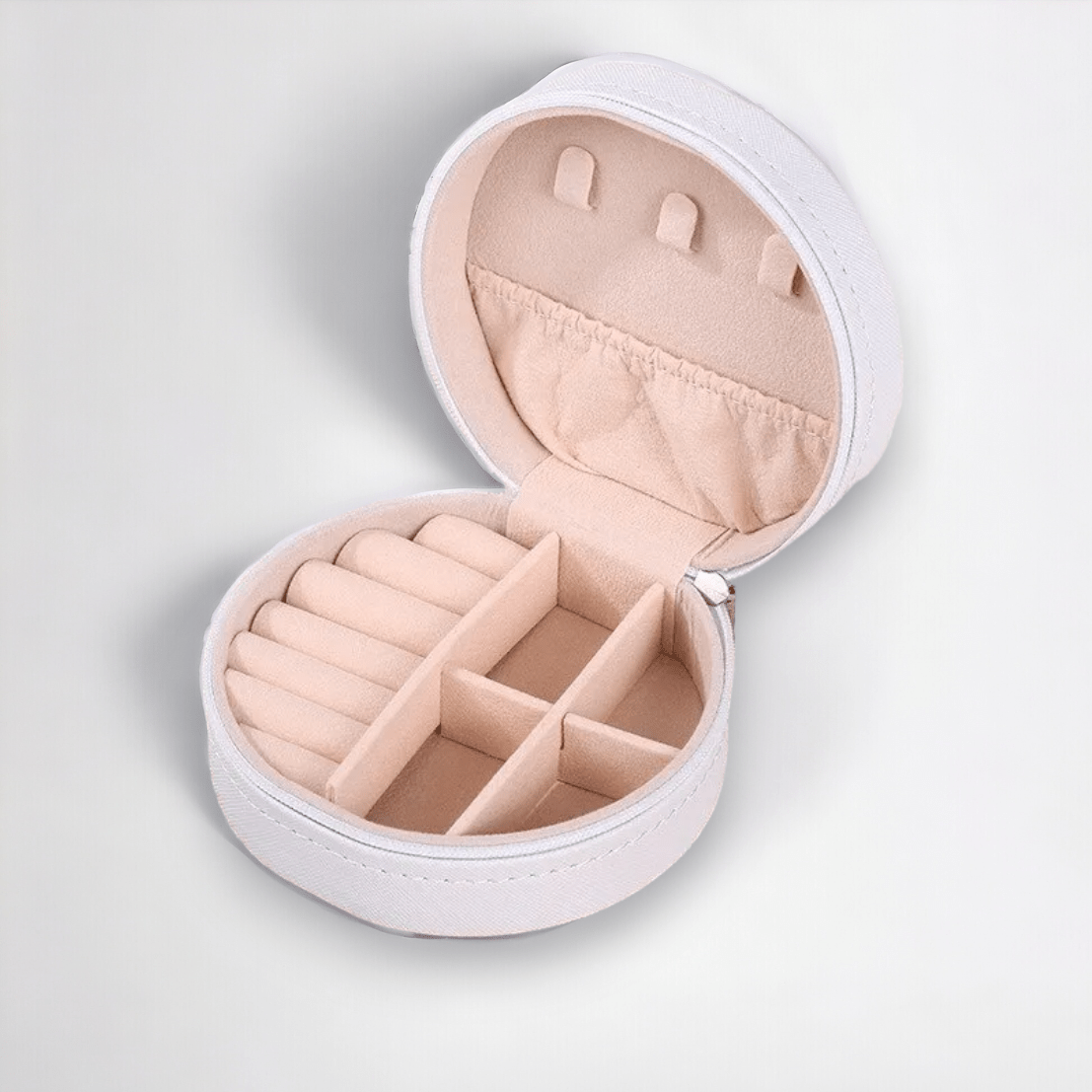 Round Jewellery Travel Box - Popular trends empire