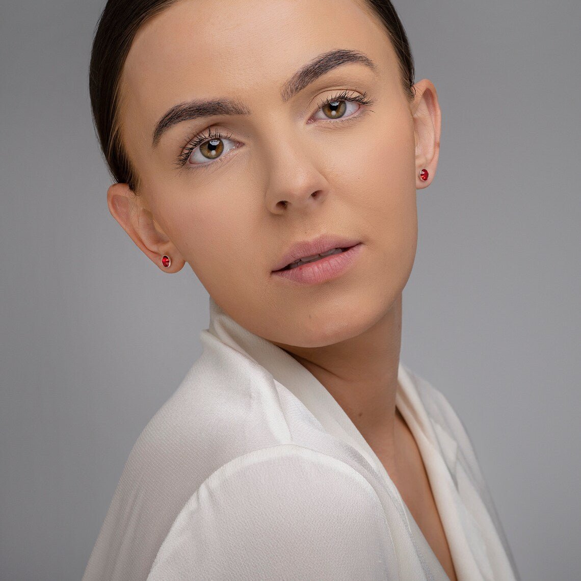 Ruby Stud Earrings - Popular trends empire