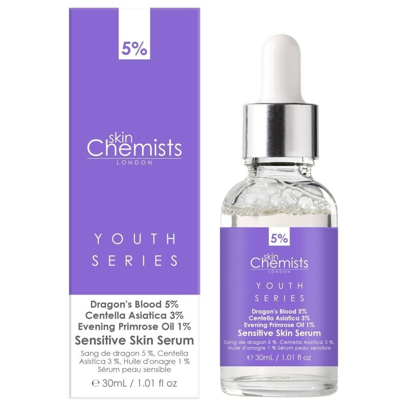 Sensitive Skin Serum Dragon's Blood 5%, Centella Asistica 3%, Evening Primrose Oil 1% 30ml - Popular trends empire