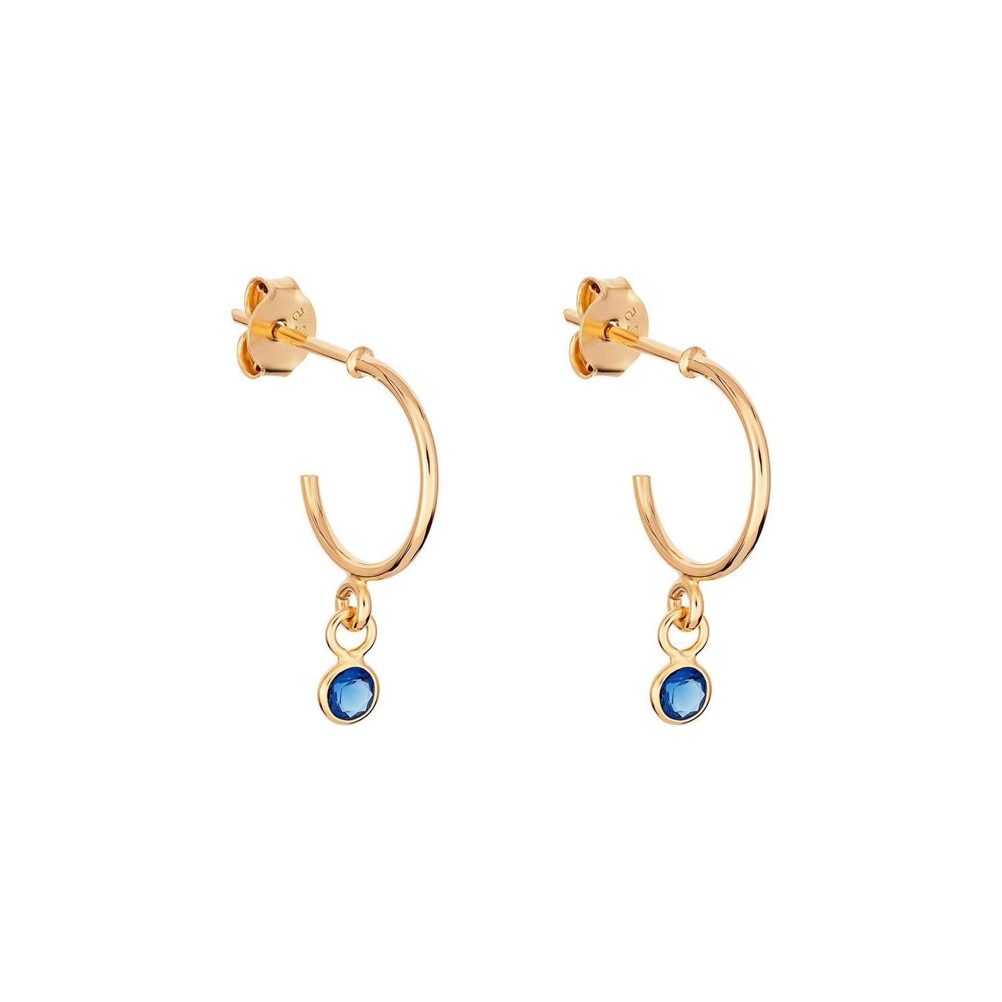 September Birthstone Hoop Earrings - Popular trends empire