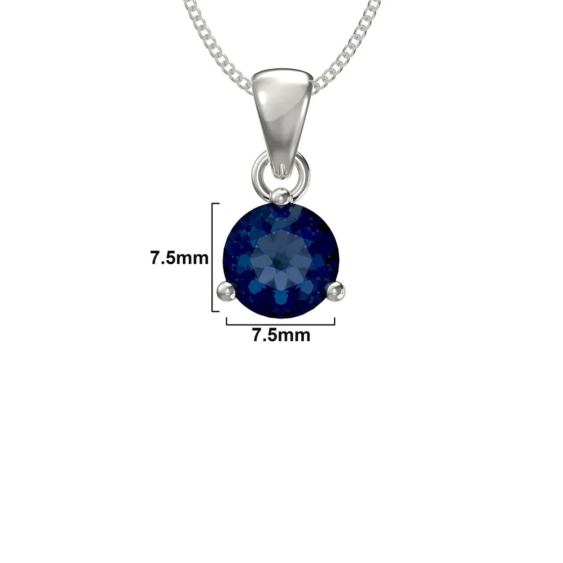 September Birthstone Pendant Necklace - Popular trends empire