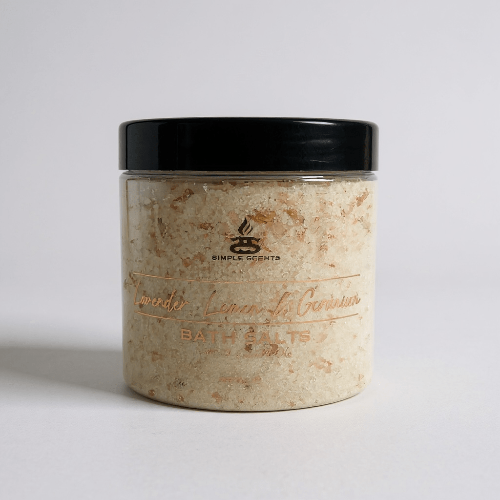 Simple Scents Aromatherapy Lavender, Lemon & Geranium Bath & Foot Soak - 250g - Popular trends empire