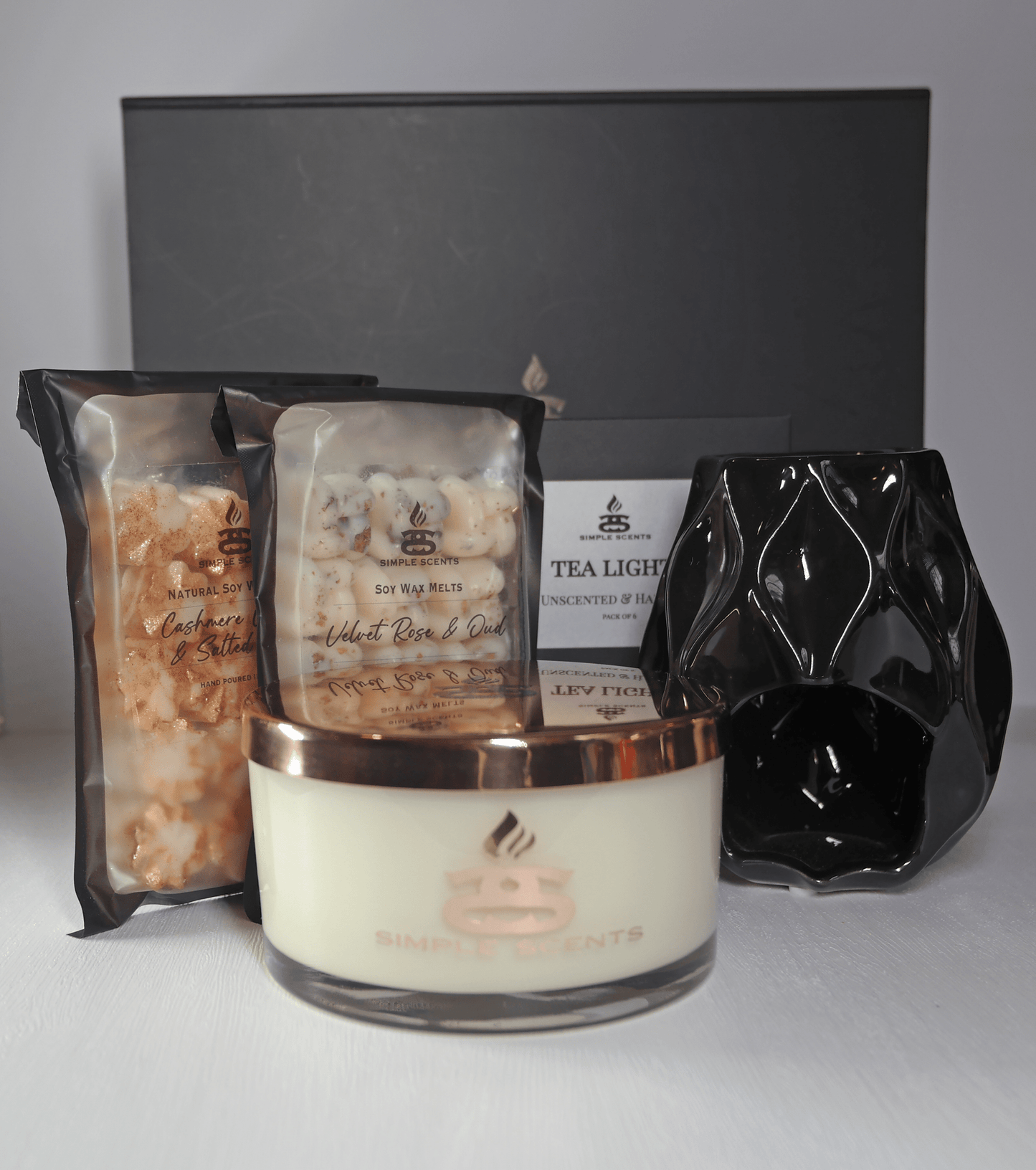 Simple Scents Experience Opulence Candle, Wax Melt & Nico Wax Burner Gift Set - Popular trends empire