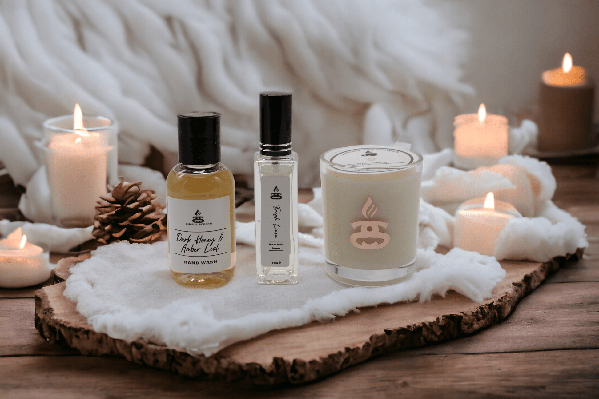 Simple Scents Extra Large Christmas Cracker Surprise - Candle, Room Spray & Hand Wash - Popular trends empire