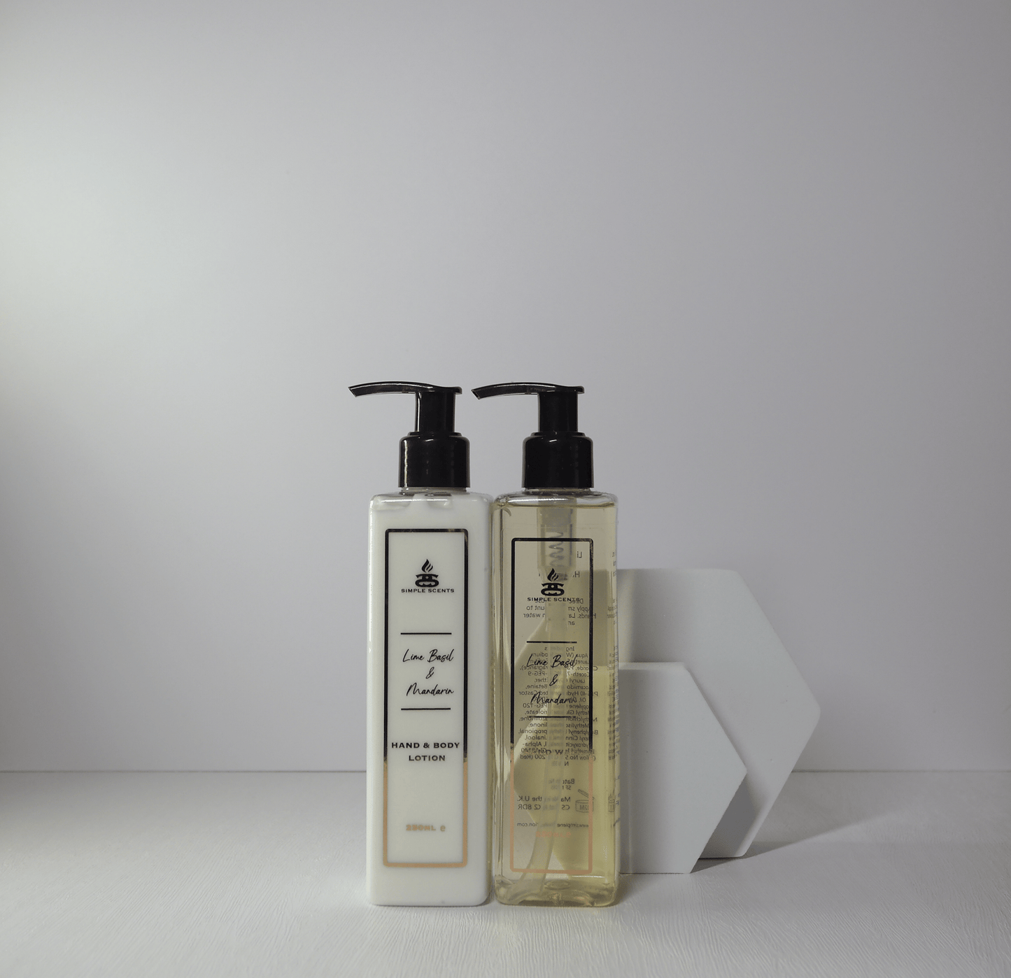 Simple Scents Lime Basil & Mandarin Hand Wash & Lotion Set 250ml - Popular trends empire