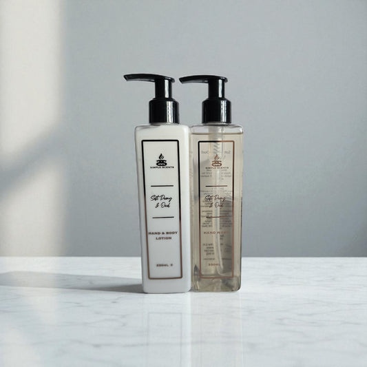 Simple Scents Soft Peony & Oud Hand Wash & Lotion Set 250ml - Popular trends empire