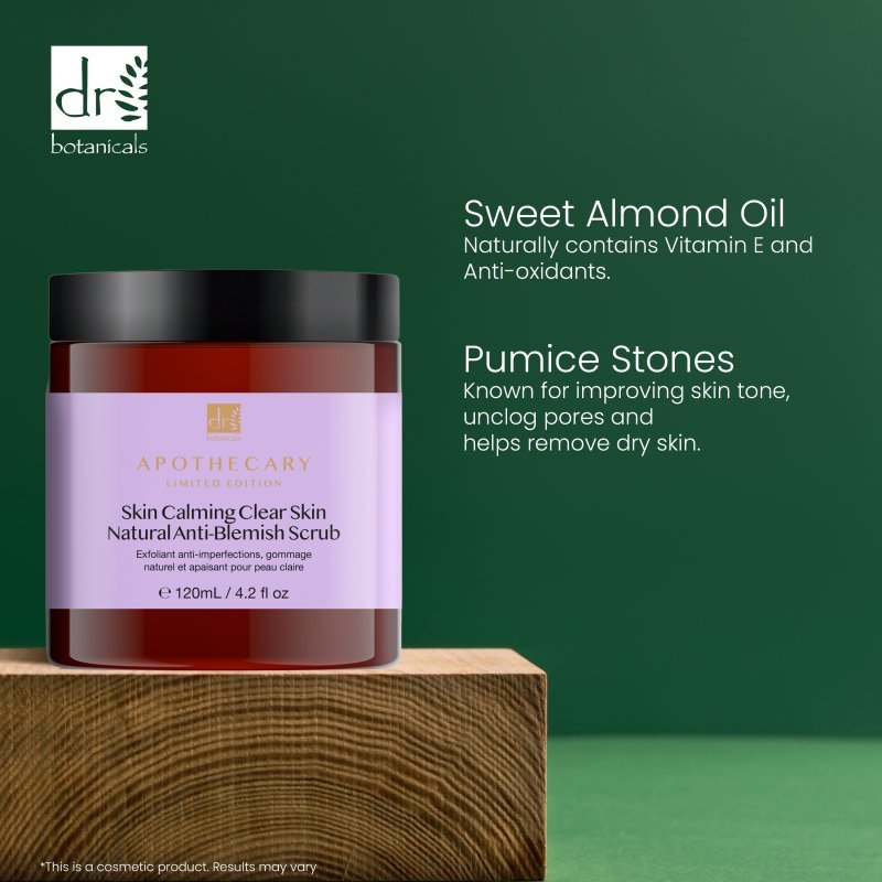 Skin Calming Clear Skin Natural Anti - Blemish Scrub 120ml - Popular trends empire