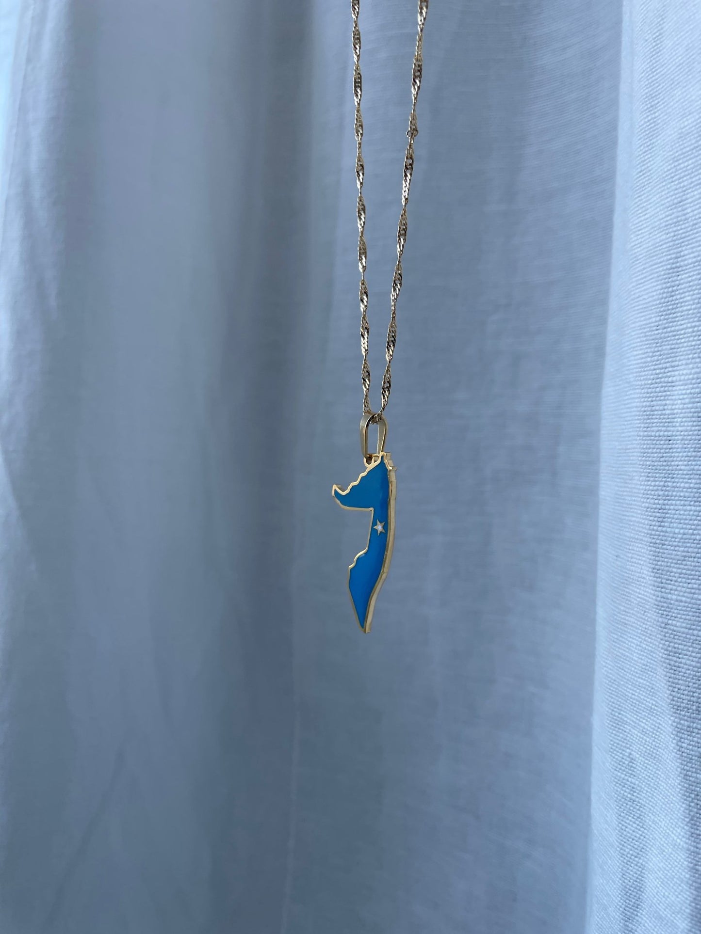 Somalia Flag Map Necklace🇸🇴 - Popular trends empire