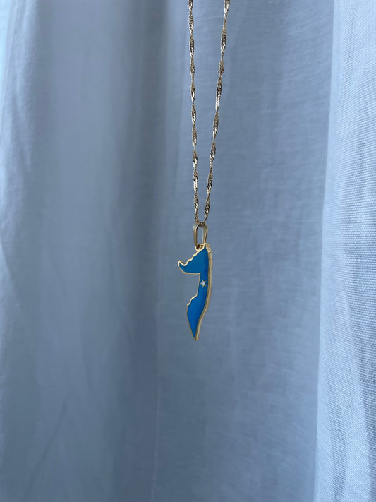 Somalia Flag Map Necklace🇸🇴 - Popular trends empire
