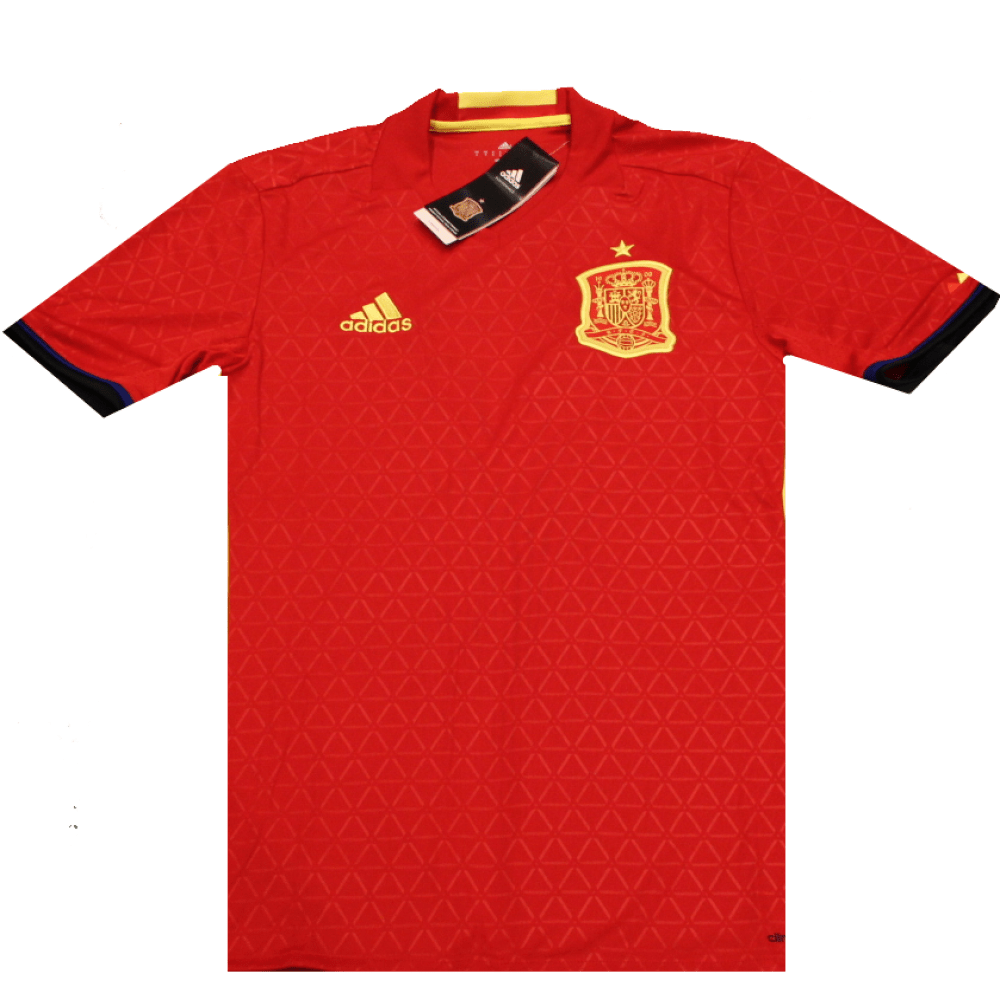 Spain 2016 - 2018 Home Shirt (BNWT) S - Popular trends empire