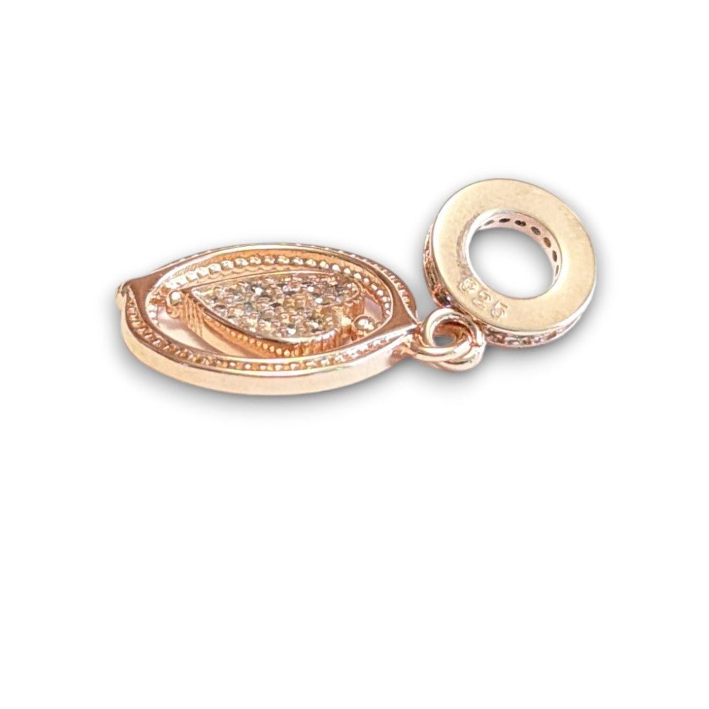 Spinning LOVE Heart Dangle Charm - Popular trends empire