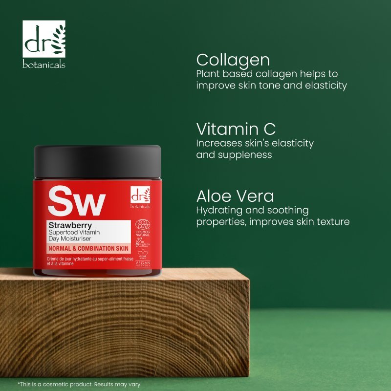 Strawberry Superfood Vitamin C Day Moisturiser 60ml - Popular trends empire