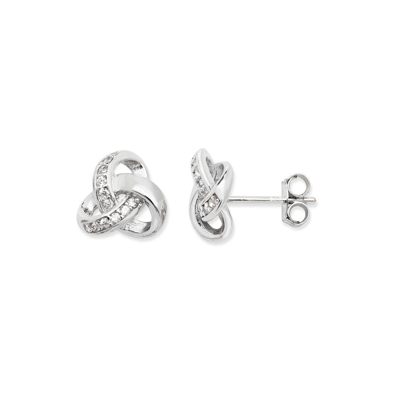 Trinity Knot Stud Earrings - Popular trends empire