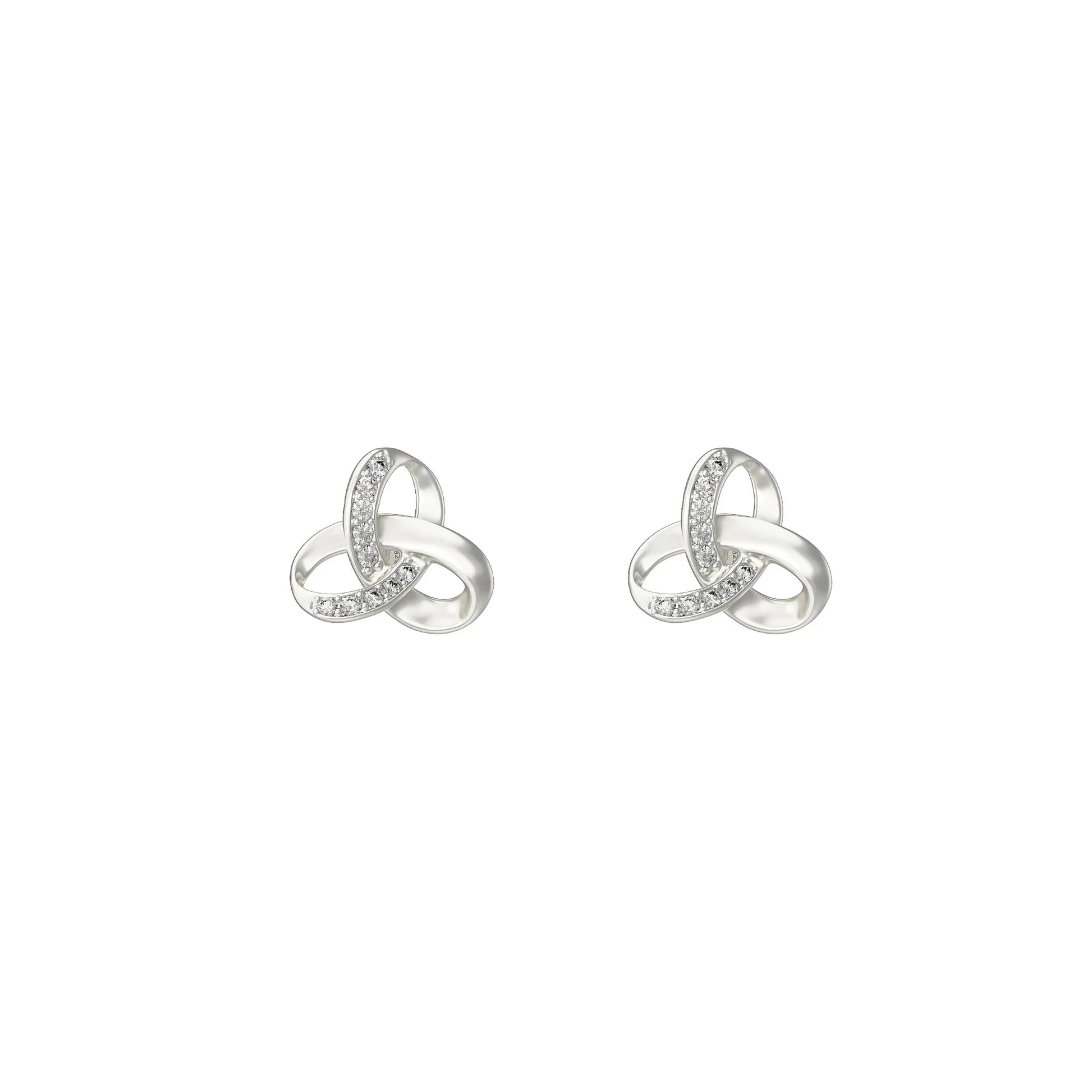 Trinity Knot Stud Earrings - Popular trends empire
