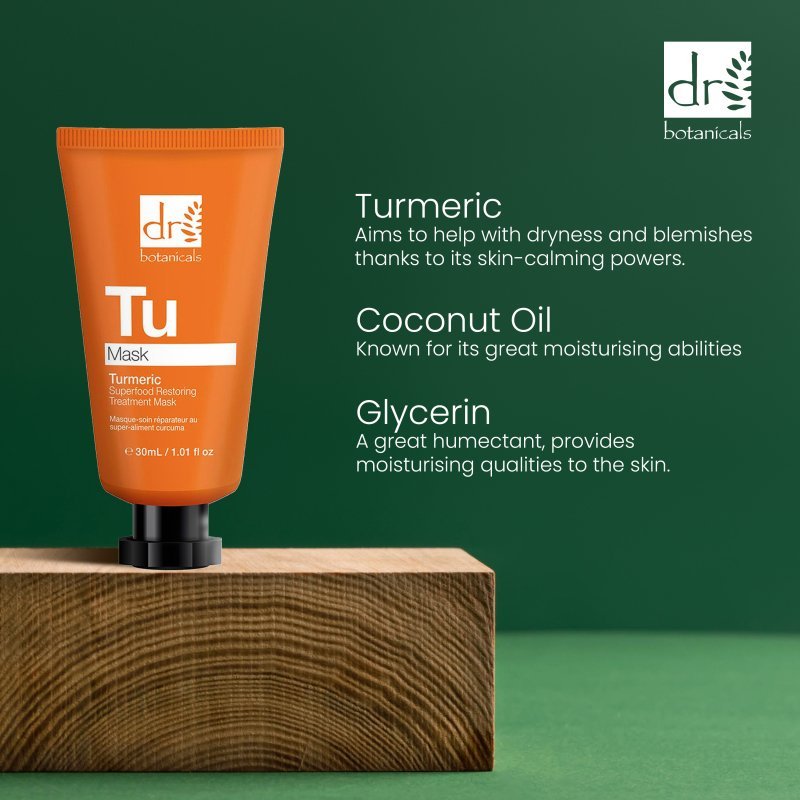 Turmeric Superfood Restoring Treatment Mask 30ml - Popular trends empire