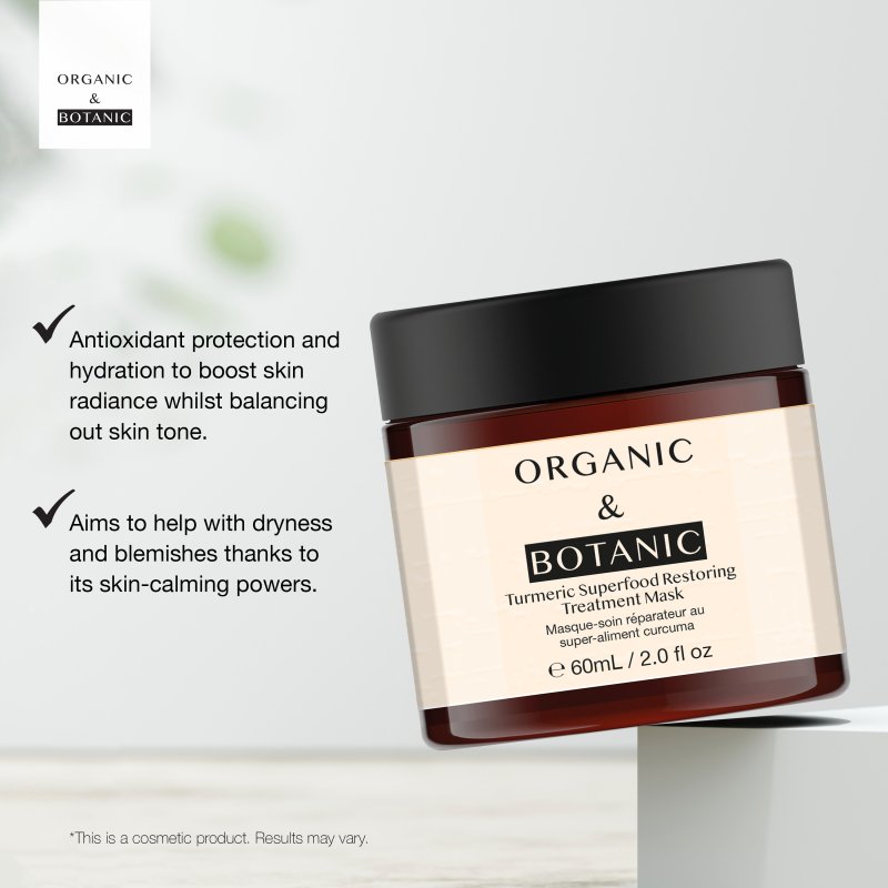 Turmeric Superfood Restoring Treatment Mask 60ml - Popular trends empire