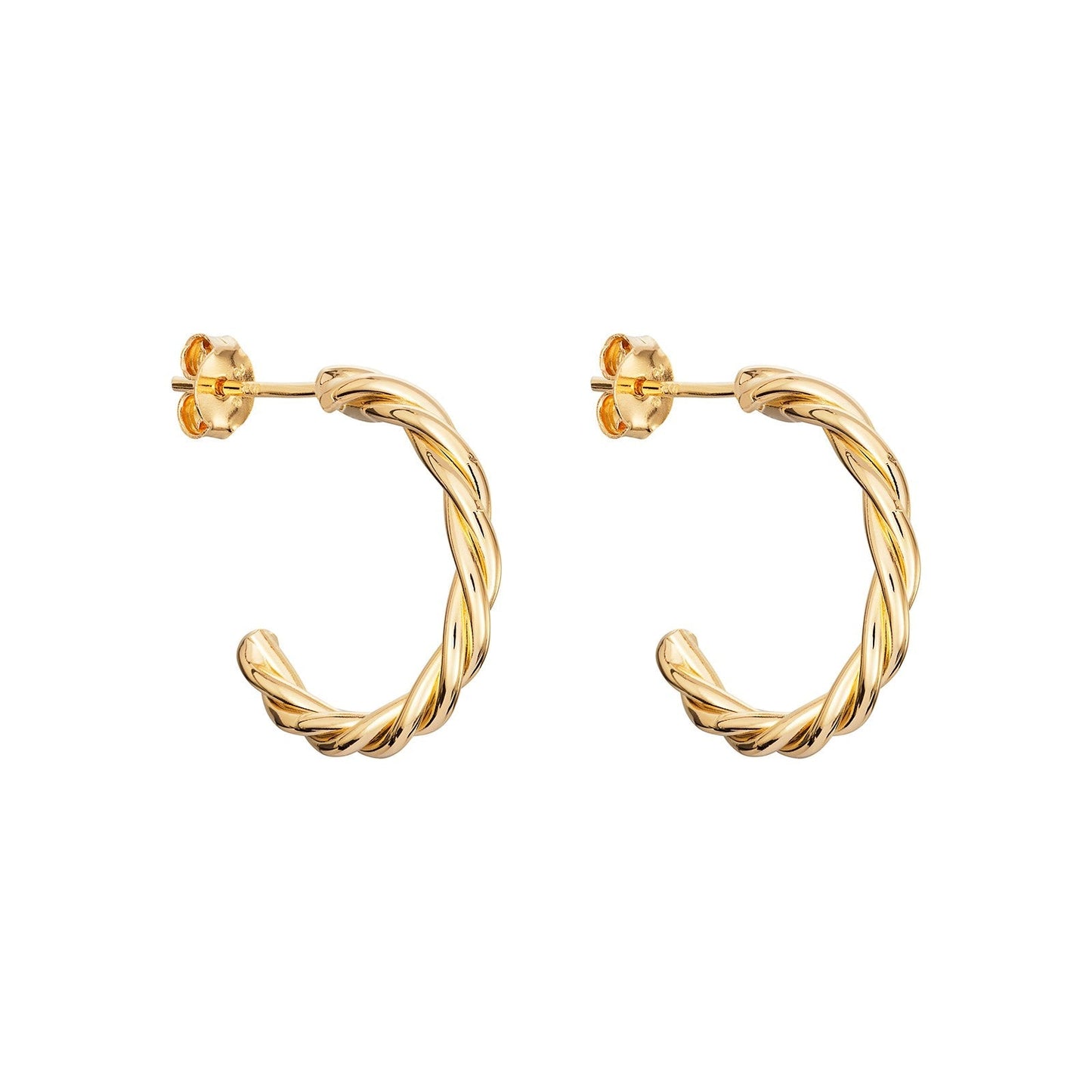 Twisted Hoop Earrings - Popular trends empire
