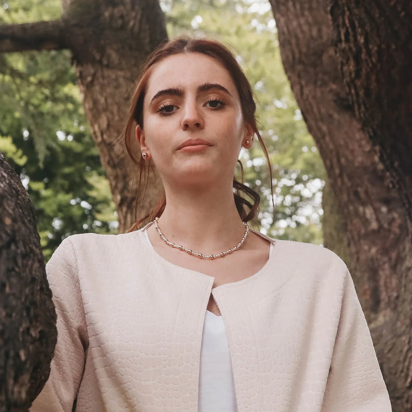 Two Tone Beaded Necklace - Popular trends empire