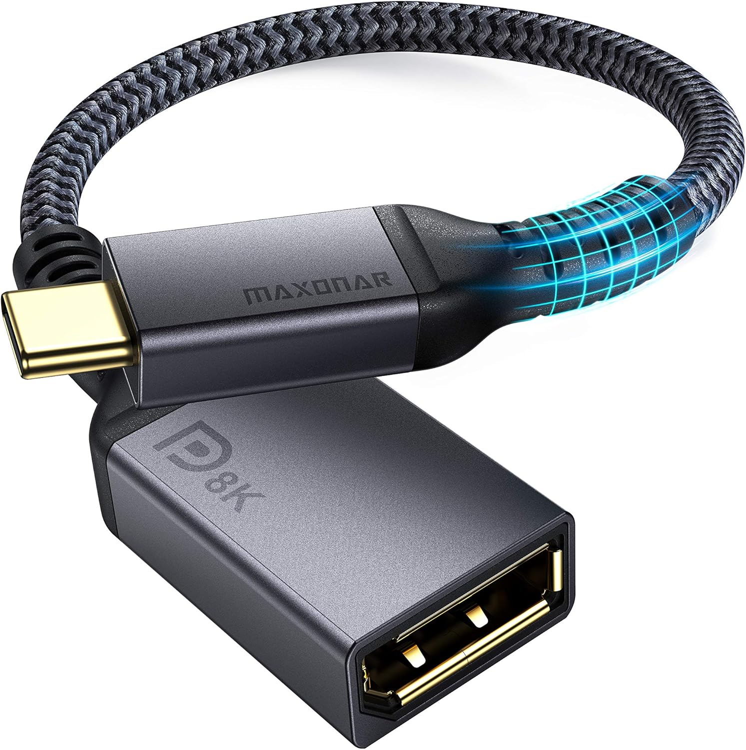 USB C to DisplayPort Adapter 8K@60Hz Thunderbolt 3 to DP Adapter HBR3 Mac & Win - Popular trends empire