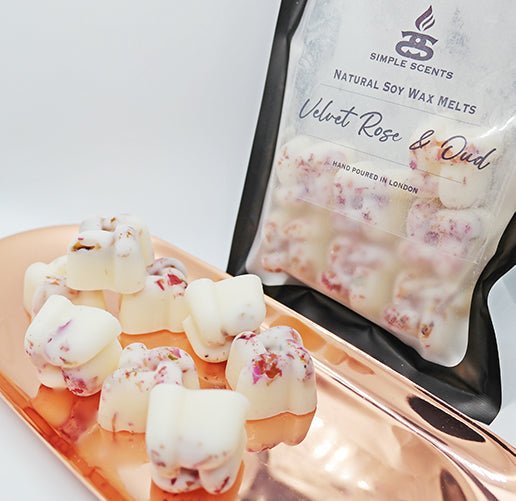 Velvet Rose & Oud - Simple Scents Ambience Knot Style Wax Melts - Popular trends empire