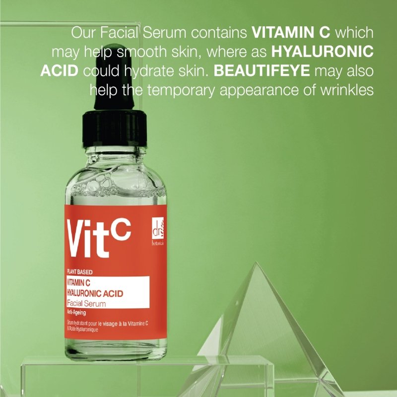 Vitamin C 5% & Hyaluronic Acid 2% Hydrating Facial Serum 30ml - Popular trends empire