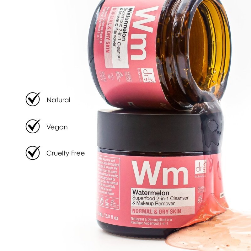 Watermelon Superfood 2 - In - 1 Cleanser & Makeup Remover 60ml - Popular trends empire