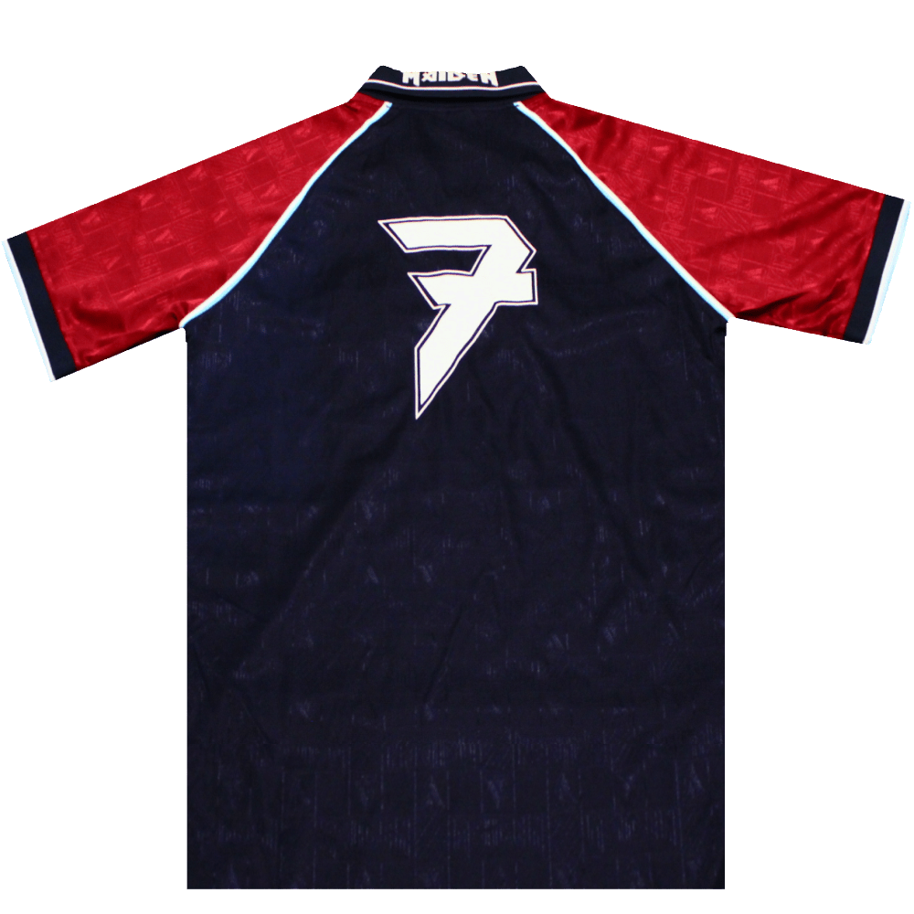 West Ham United 2001 - 2002 Iron Maiden Home Shirt (Excellent) L - Popular trends empire