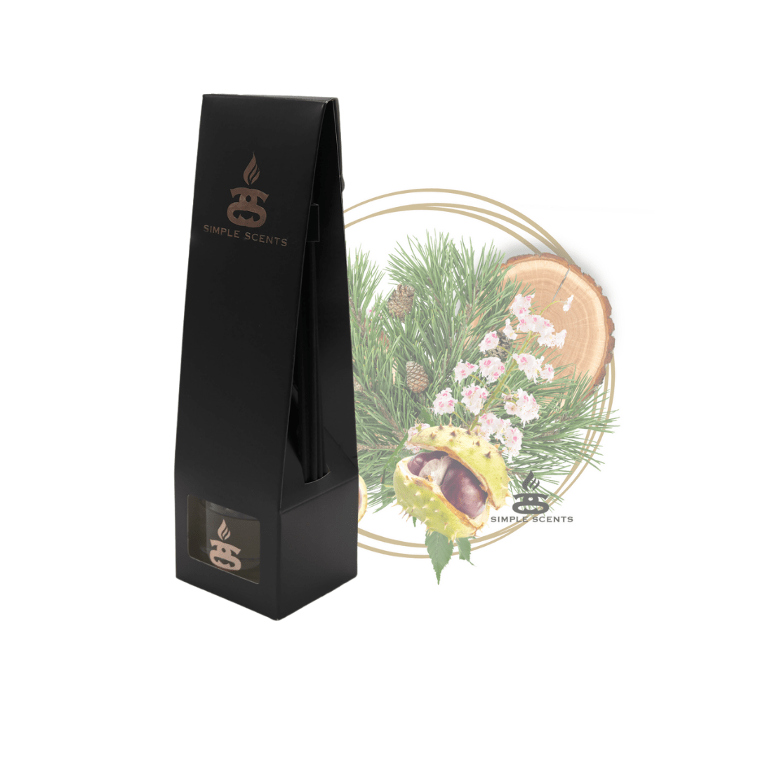 Woodland Firs & Horse Chestnut - Simple Scents Excellence Reed Diffuser - Popular trends empire