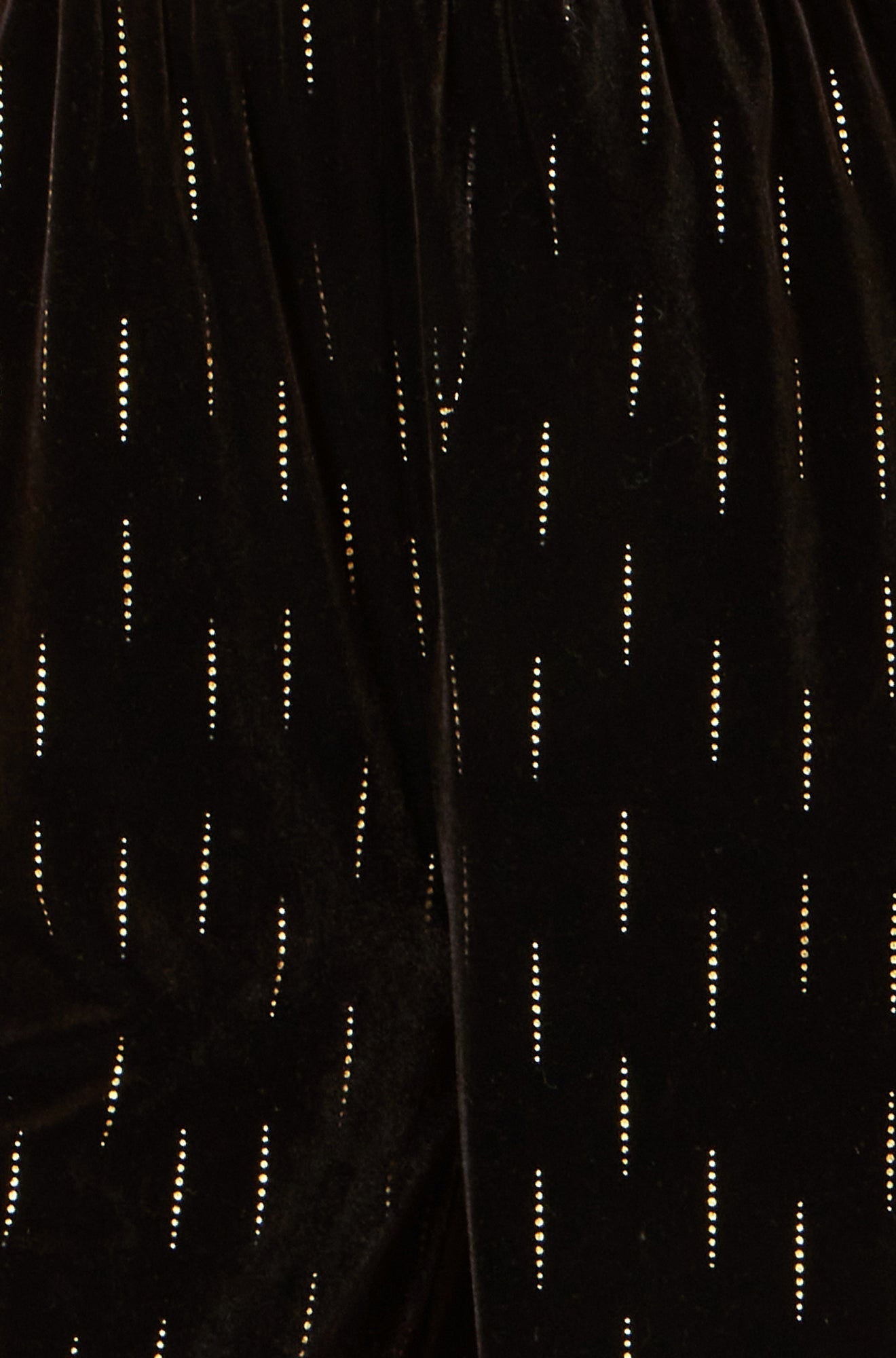 Yumi Black Foil Print Velvet Jumpsuit - Popular trends empire