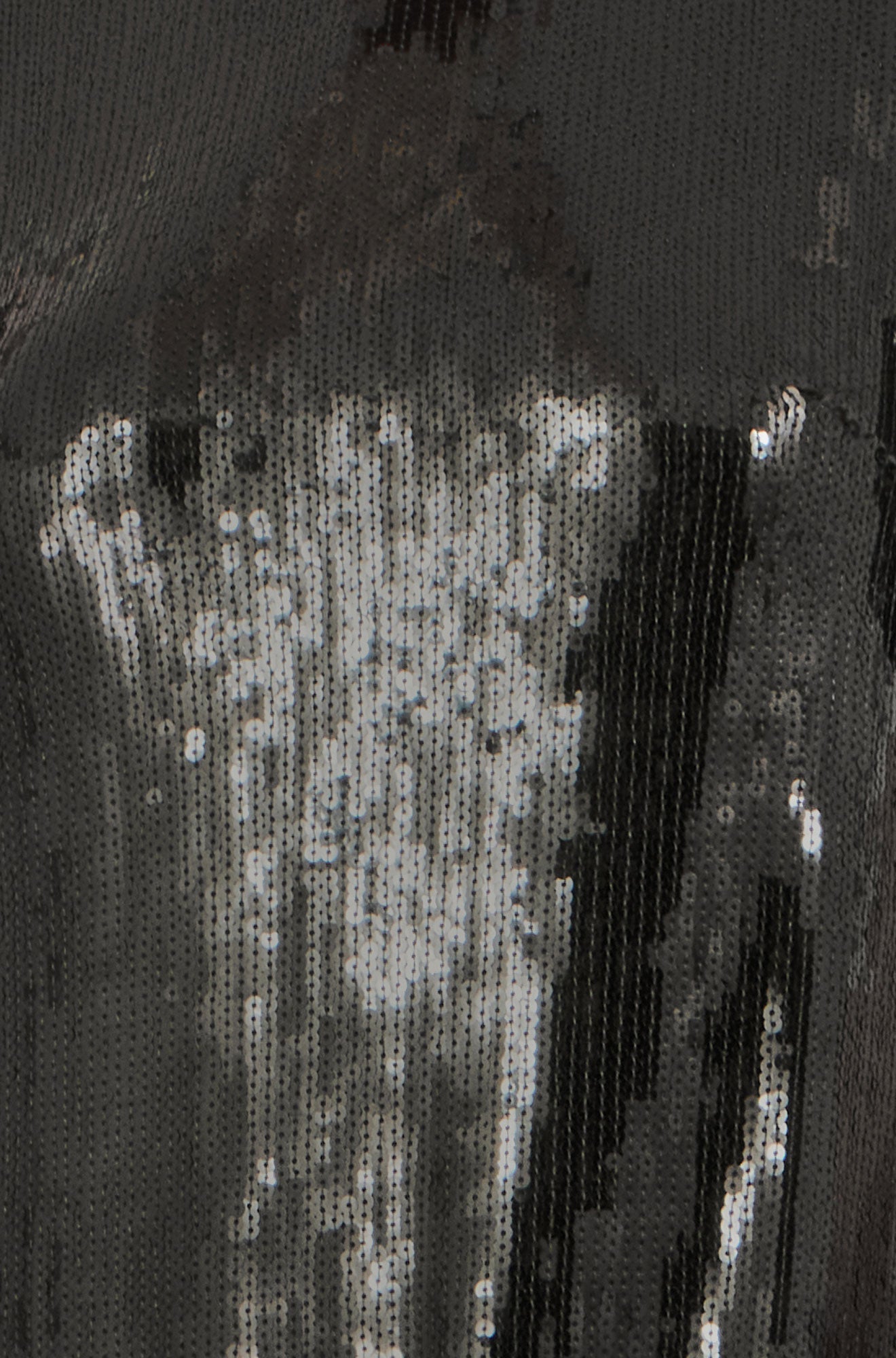 Yumi Black Sequin Tassels Hem Midi Tunic Dress - Popular trends empire